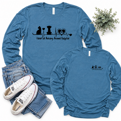 Bella+Canvas - Unisex Long Sleeve Tee (Heart of Ankeny)