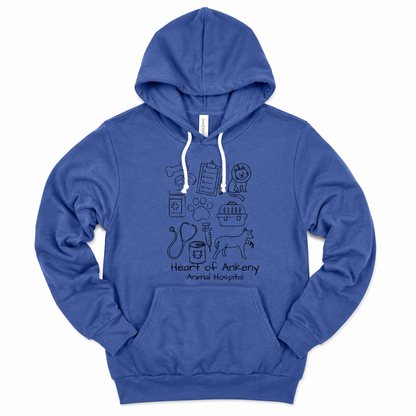 Bella+Canvas - Unisex Hoodie - (Heart of Ankeny)