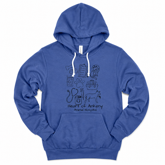 Bella+Canvas - Unisex Hoodie - (Heart of Ankeny)