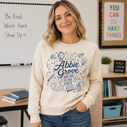 Bella+Canvas -Unisex Crewneck Sweatshirt (Abbie Grove Elementary)
