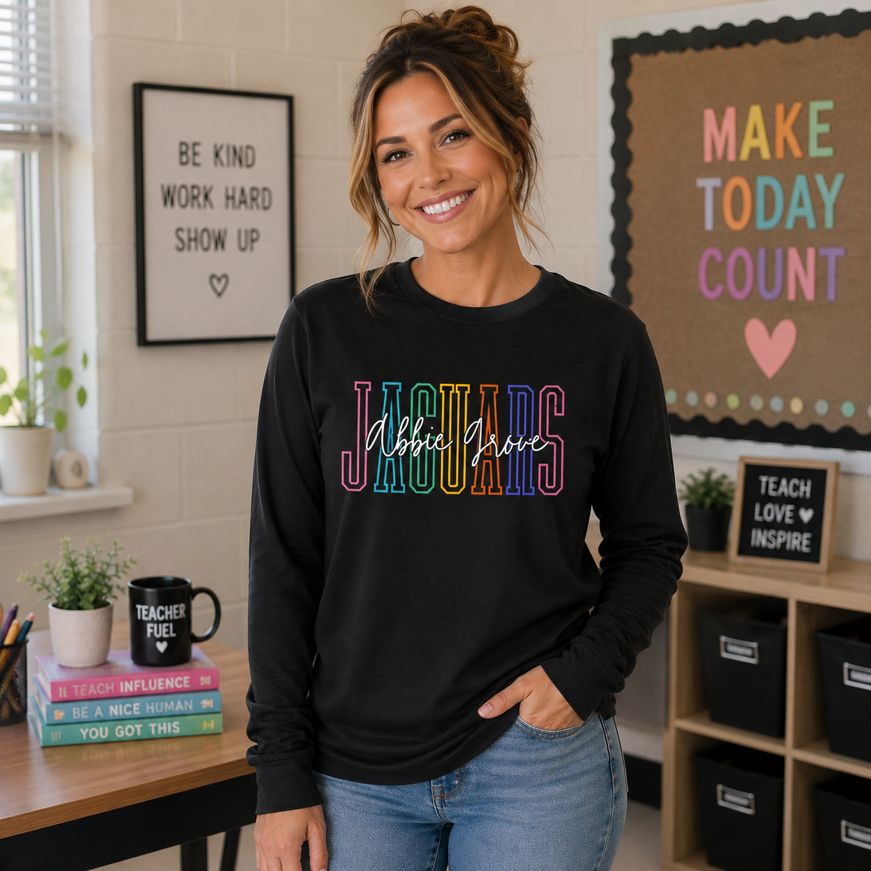 Bella+Canvas - Unisex Long Sleeve Tee (Abbie Grove Elementary)