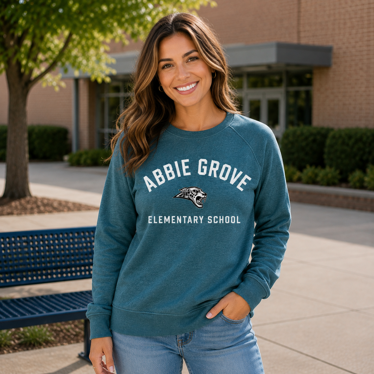 Bella+Canvas - Unisex Crewneck Sweatshirt (Abbie Grove Elementary)