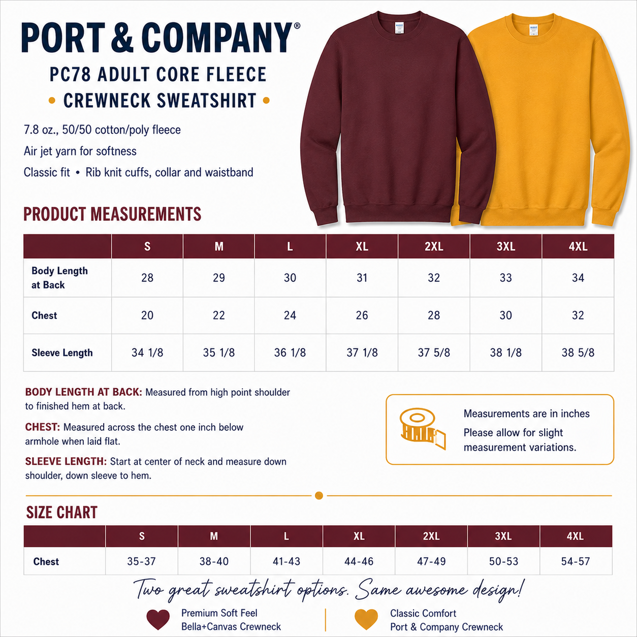 Crewneck Sweatshirt - (Ankeny Hawk Senior Bash)