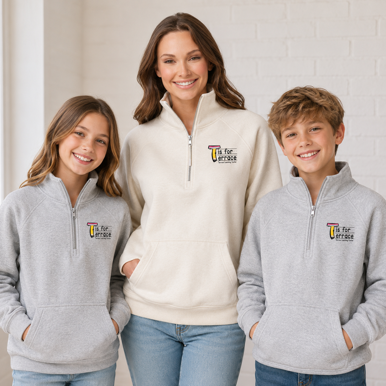 Adult, Ladies & Youth - Half Zip Fleece (Terrace)