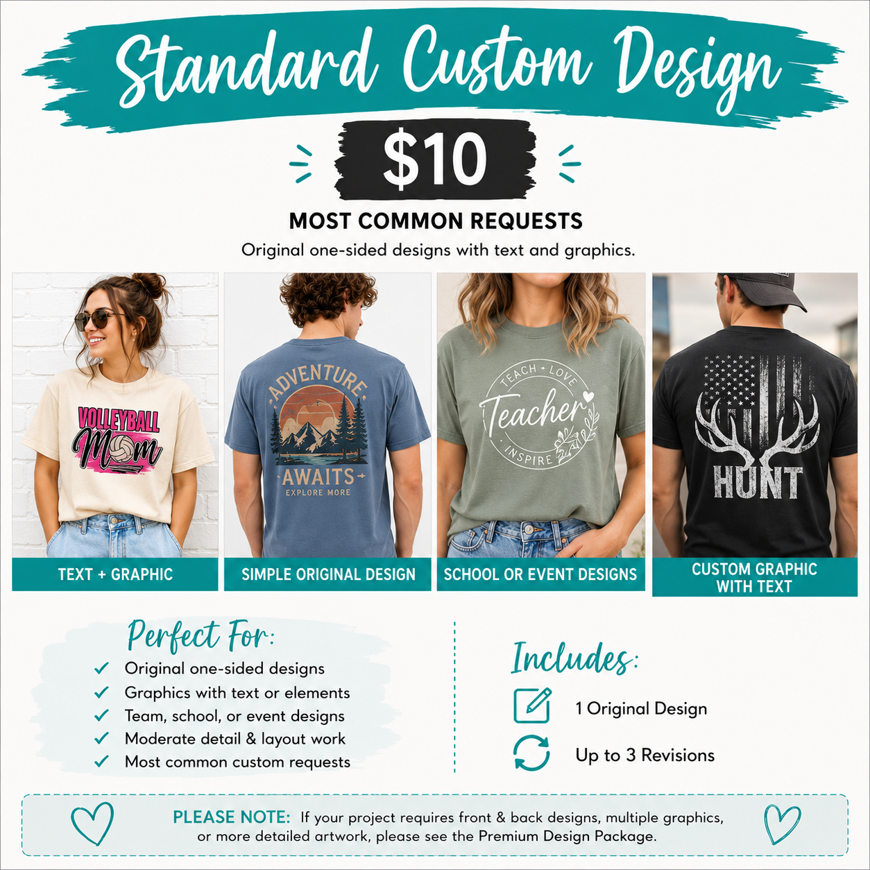 Custom Design Listing