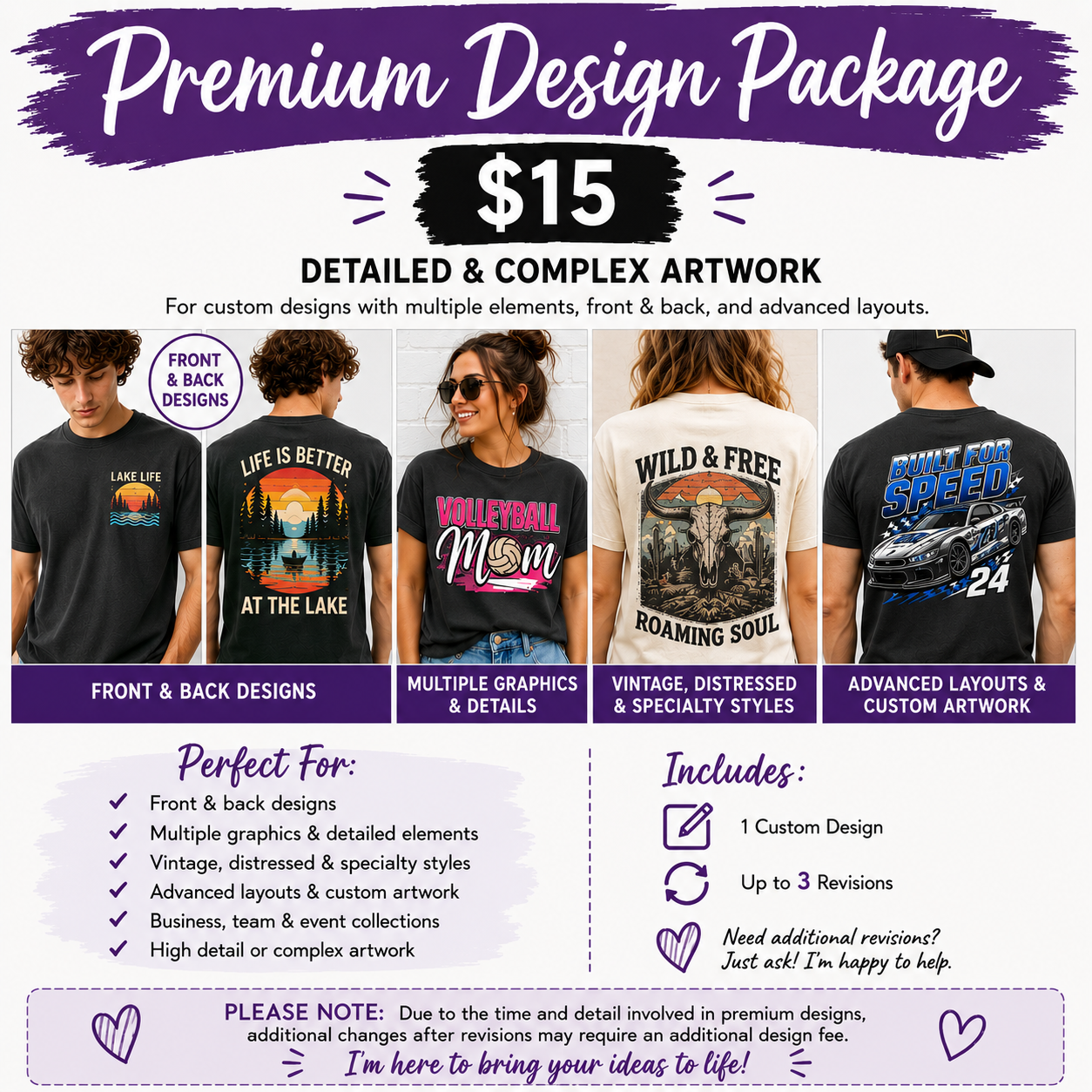 Custom Design Listing
