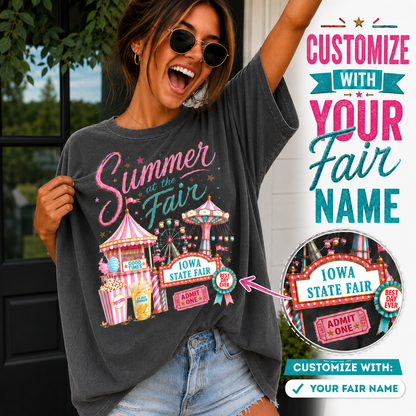 Adult, Youth & Ladies - Unisex Tee or Ladies Tank (Summer at the Fair)