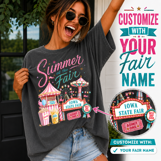 Adult, Youth & Ladies - Unisex Tee or Ladies Tank (Summer at the Fair)