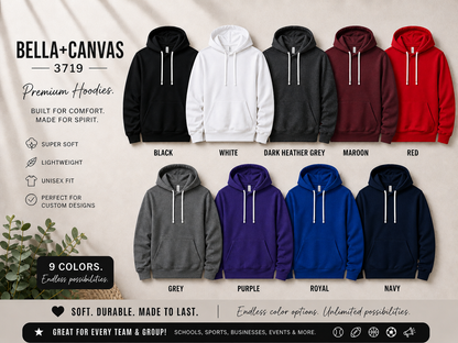 Custom Bella + Canvas Hoodie | Spiritwear & Team Apparel