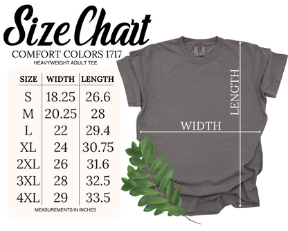 Adult & Youth - Comfort Colors Heavy Weight Tee (Jaguar Basketball Collection)