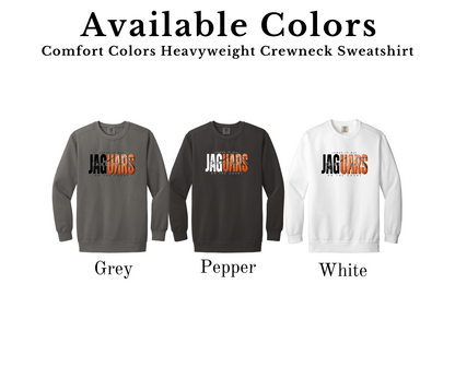 Adult - Comfort Colors Garment Dyed Sweatshirt (Centennial Jaguar Basketball)