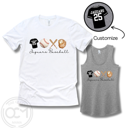 Adult & Ladies - Tee or Tank (Centennial Baseball Collection)