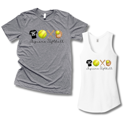 Adult & Ladies - Tee or Tank (Centennial Softball Collection)