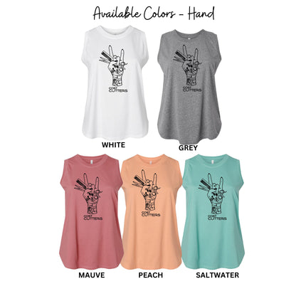 Women's - Curvy Relaxed Jersey Tank - (Cost Cutters)