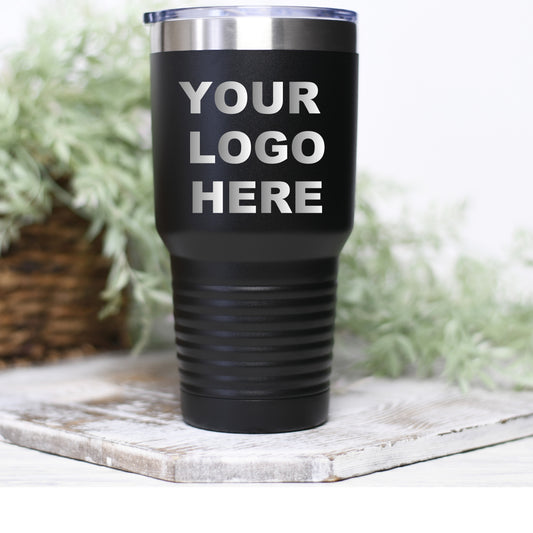 Custom Logo / Design - 30 oz Steel Laser Engraved Tumbler