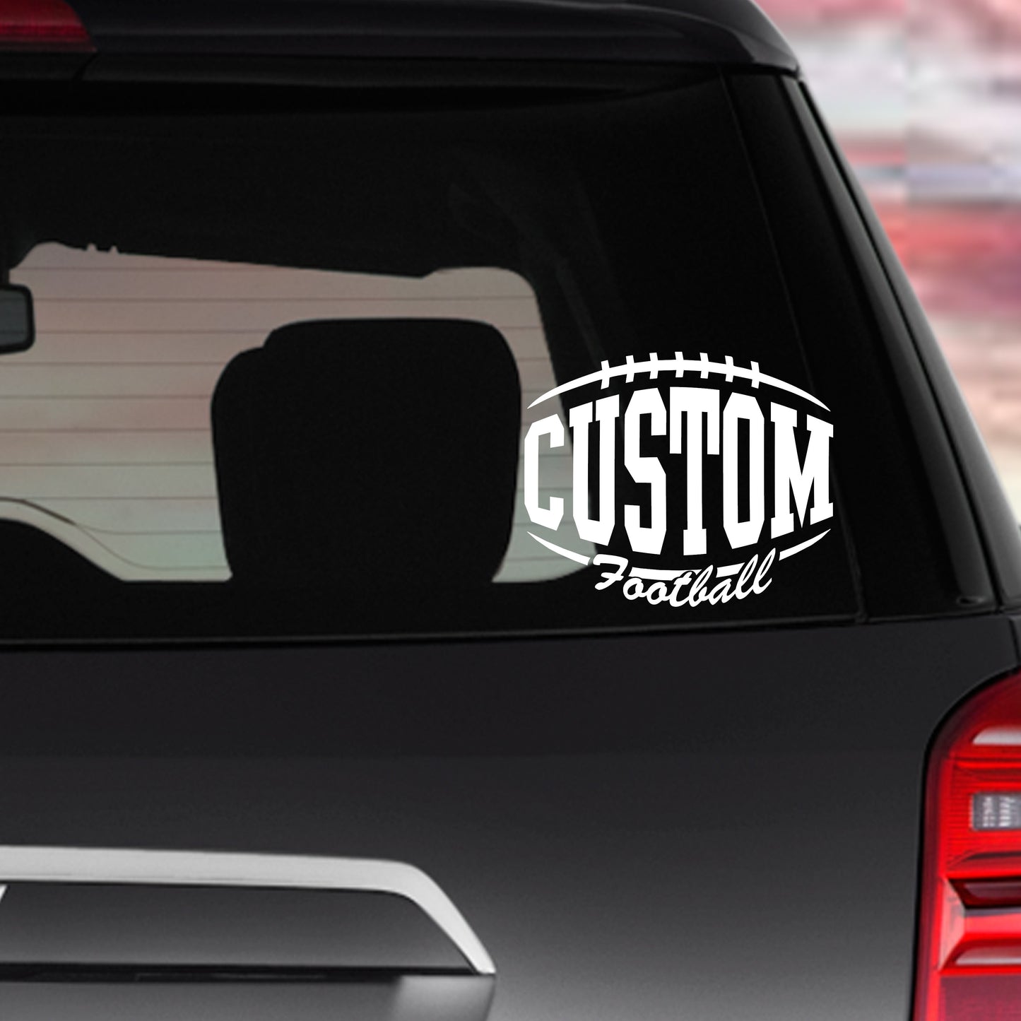 Vinyl Decal (Custom Football)