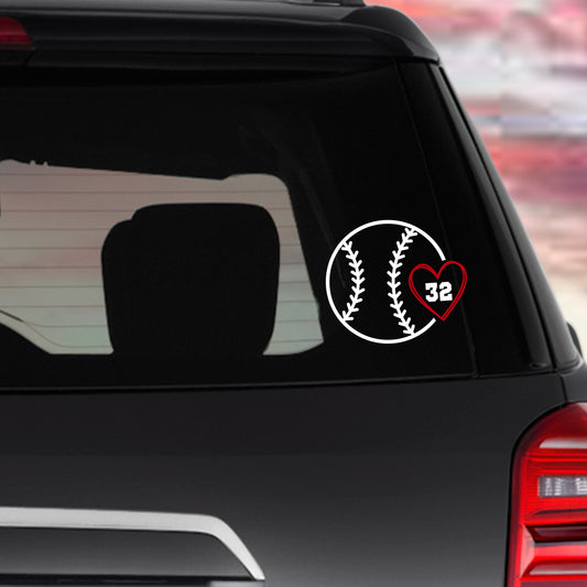 Vinyl Decal (Custom Baseball)