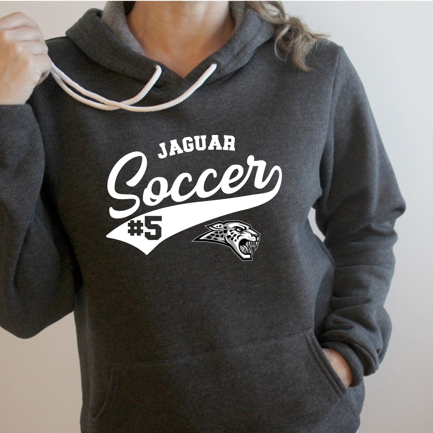 Adult - 6 Apparel Options to pick from -Option to add # (Centennial Jaguars Soccer)