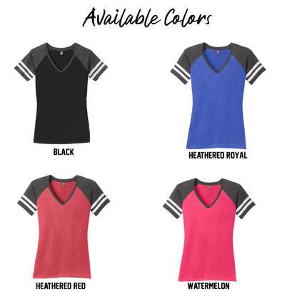 Ladies - District Vneck Tee - (Ankeny Medical Park)