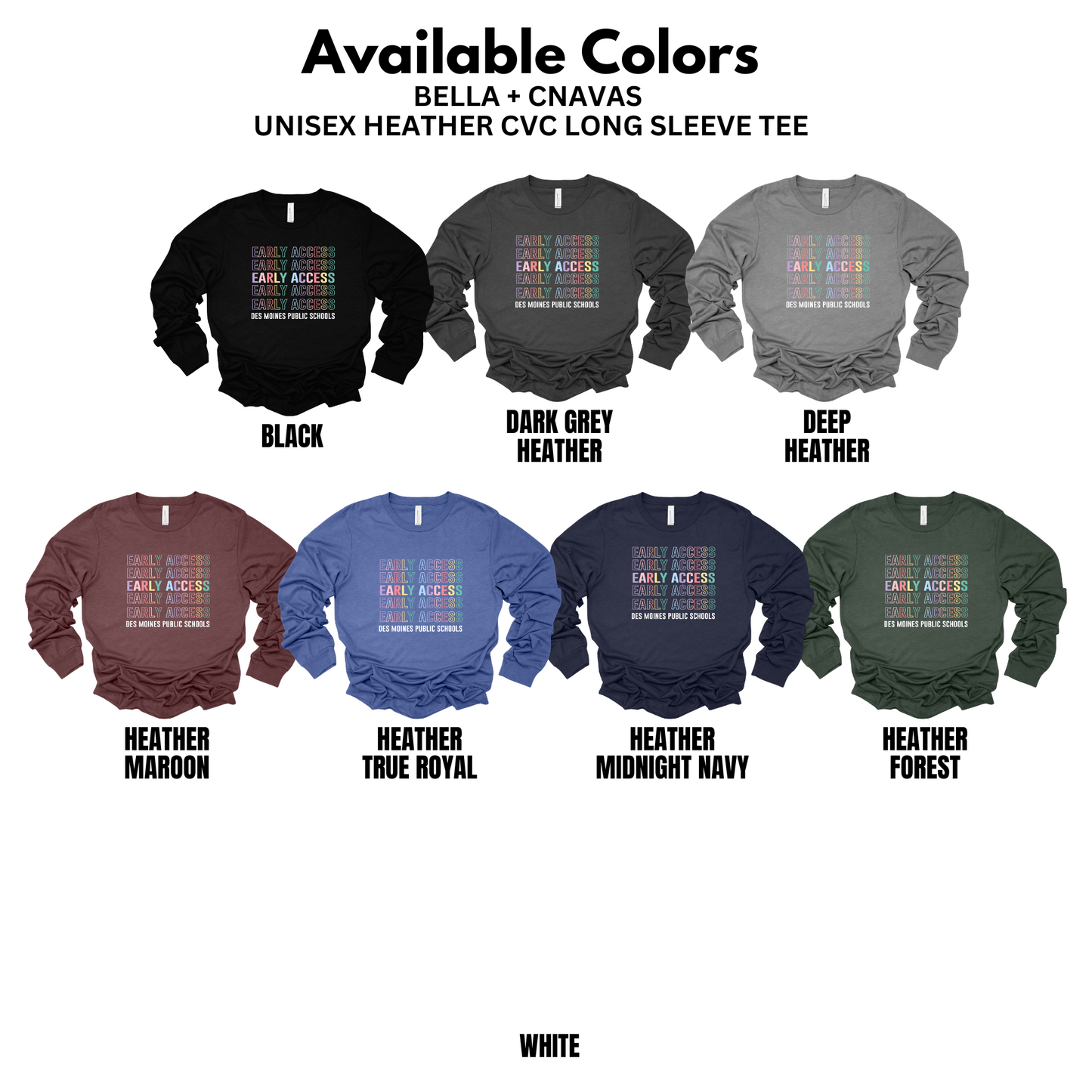Unisex - Bella Long Sleeve Tee - (DMPS Early Access)