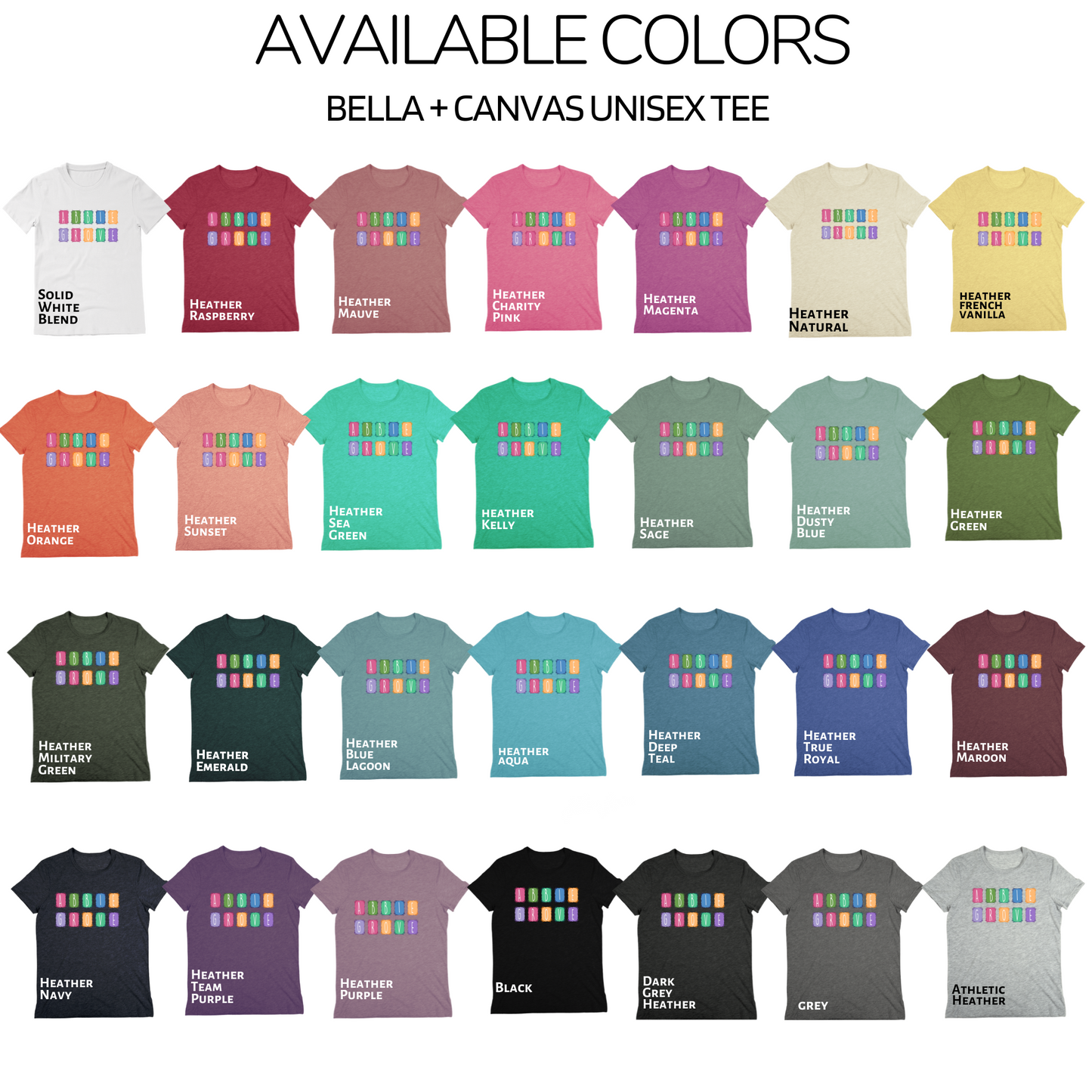 Bella+Canvas - Unisex Tee (Abbie Grove Elementary)