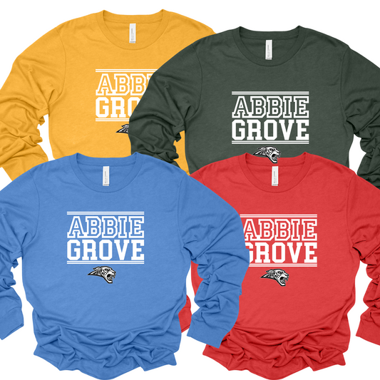 Bella+Canvas - Unisex Long Sleeve Tee -(Abbie Grove Elementary)