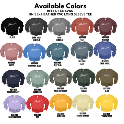 Bella+Canvas - Unisex Long Sleeve Tee -(Abbie Grove Elementary)