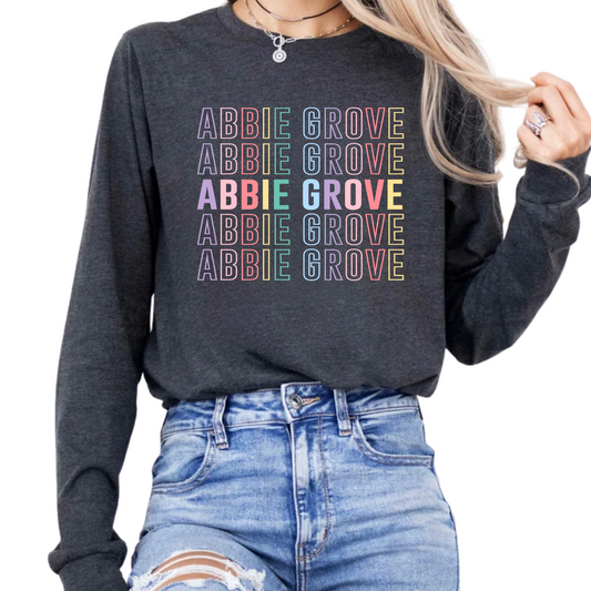 Bella+Canvas - Unisex Long Sleeve Tee -(Abbie Grove Elementary)