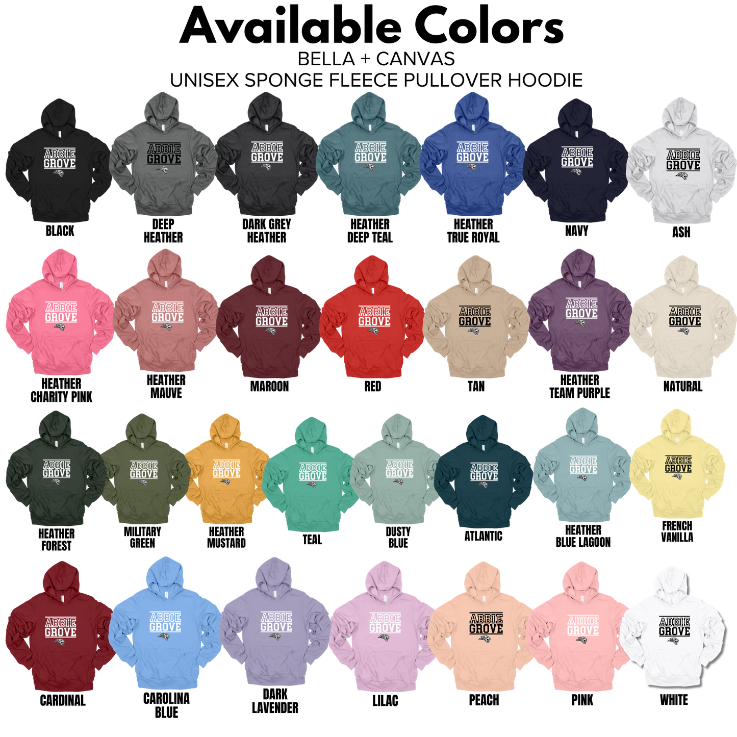 Bella + Canvas -Unisex Hoodie (Abbie Grove Elementary)