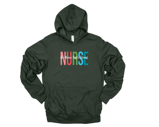 Unisex - Bella Fleece Hoodie - (DMPS Nurses)