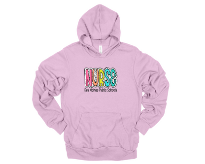 Unisex - Bella Fleece Hoodie - (DMPS Nurses)