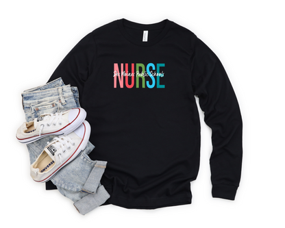 Unisex - Bella Long Sleeve Tee - (DMPS Nurses)