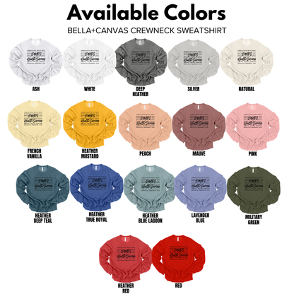 Bella+Canvas - Unisex Crewneck Sweatshirt (DMPS Nurses)
