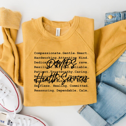Bella+Canvas - Unisex Crewneck Sweatshirt (DMPS Nurses)