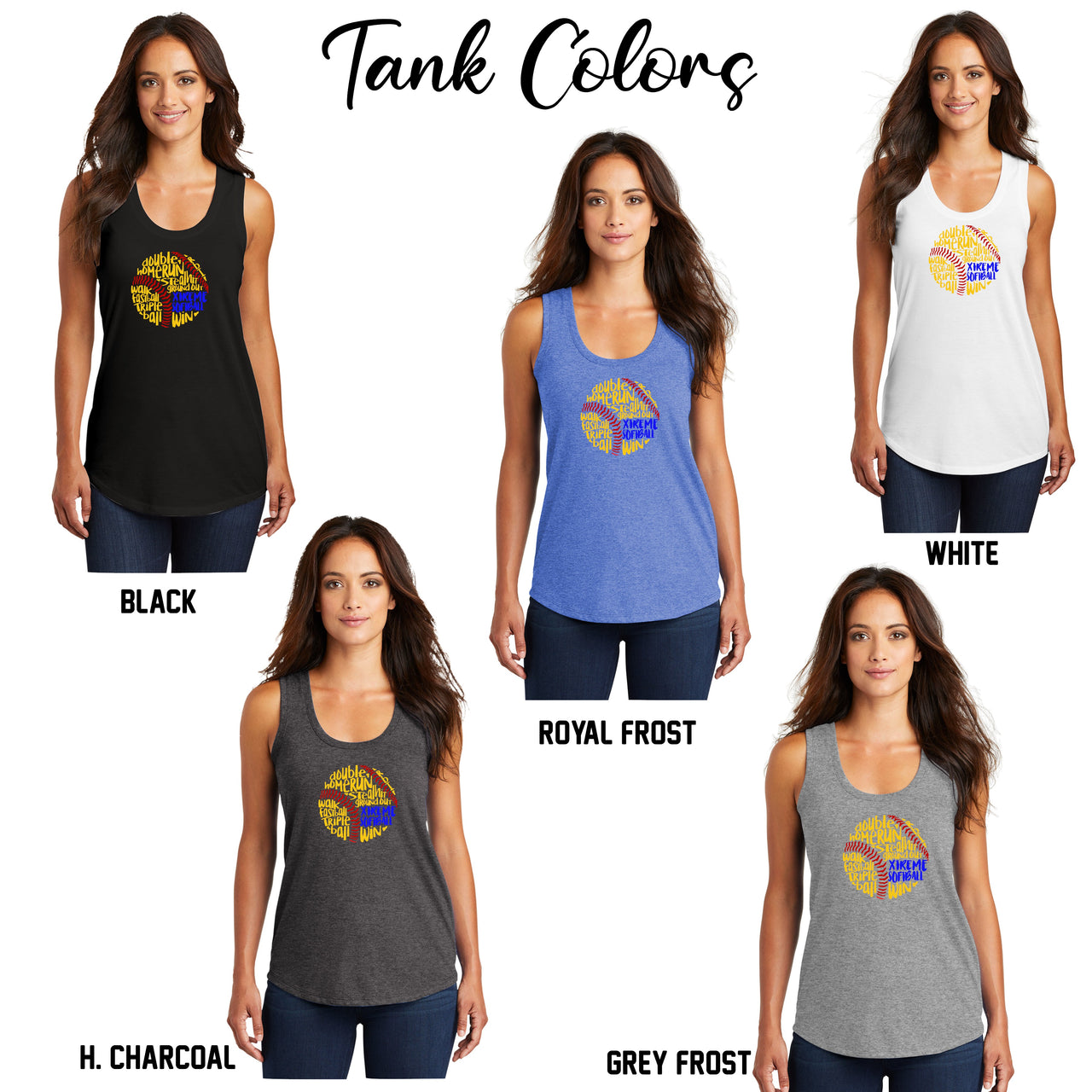 Ladies Perfect Tri ® Racerback Tank - (Xtreme Softball)