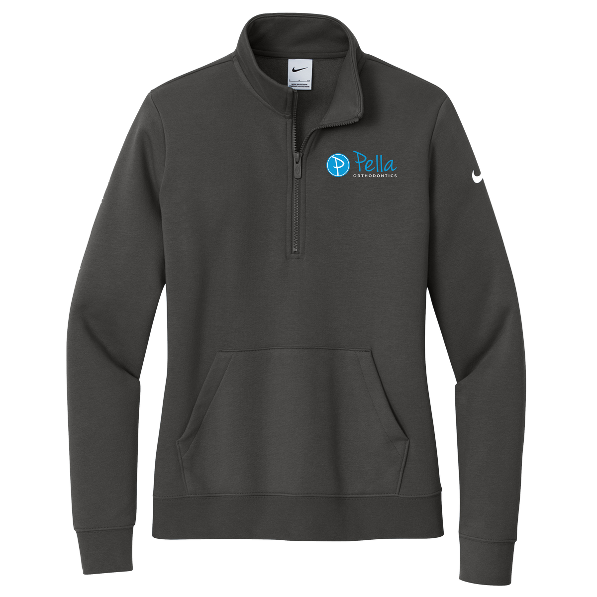 Nike - Ladies Club Fleece 1/2 Zip (Pella Orthodontics)