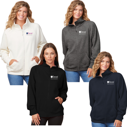 Ladies - Enza Boxy Full Zip Fleece (Dental Connections)