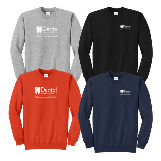 Adult  - Port & Co Crewneck Sweatshirt (Dental Connections)