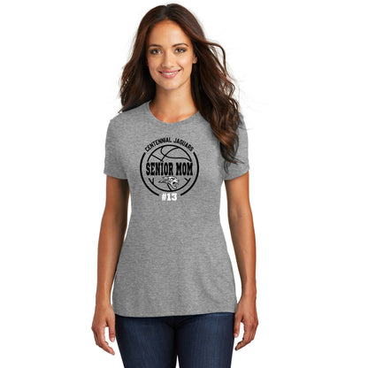 Ladies - Cotton/Poly Tee (Senior Jaguar Basketball Moms)