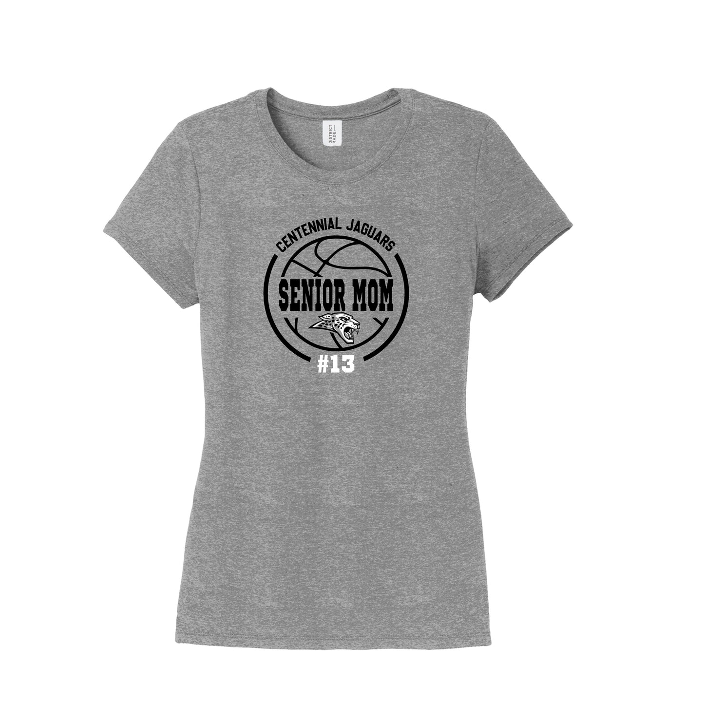 Ladies - Cotton/Poly Tee (Senior Jaguar Basketball Moms)