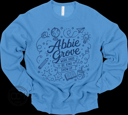 Bella+Canvas -Unisex Crewneck Sweatshirt (Abbie Grove Elementary)