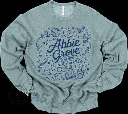 Bella+Canvas -Unisex Crewneck Sweatshirt (Abbie Grove Elementary)
