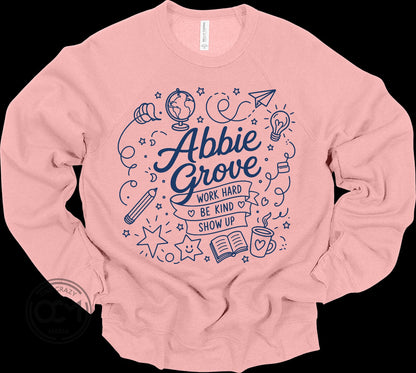 Bella+Canvas -Unisex Crewneck Sweatshirt (Abbie Grove Elementary)