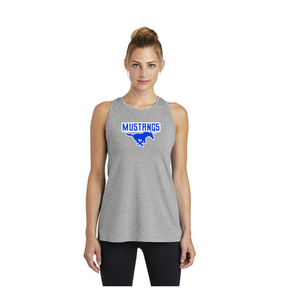 Ladies -  Sport Tek Racerback Tank (Ankeny Mustangs Baseball)