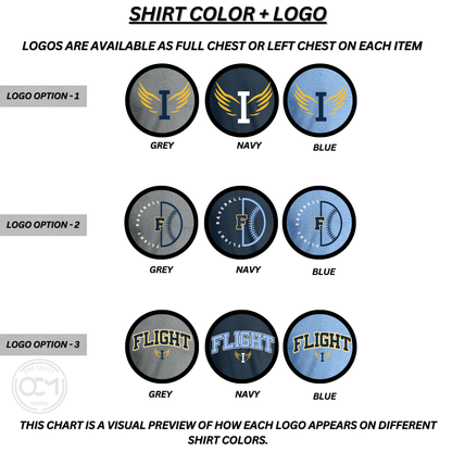 Adult - Long Sleeve Hooded Tee (Flight Baseball)