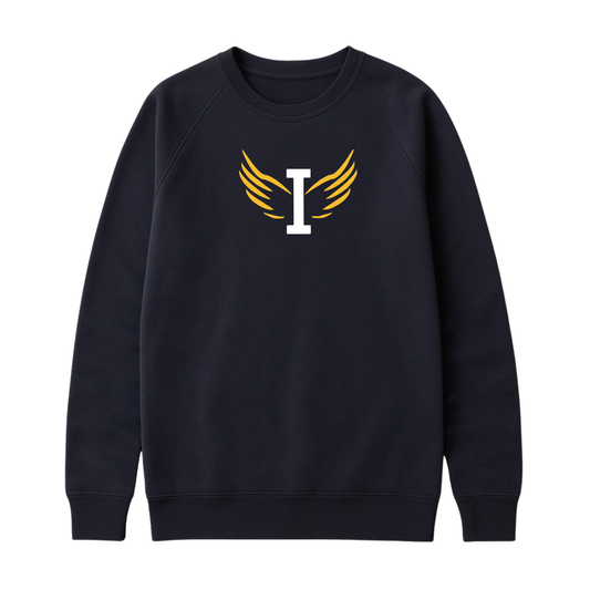 Ladies - Midweight Crewneck (Flight Baseball)