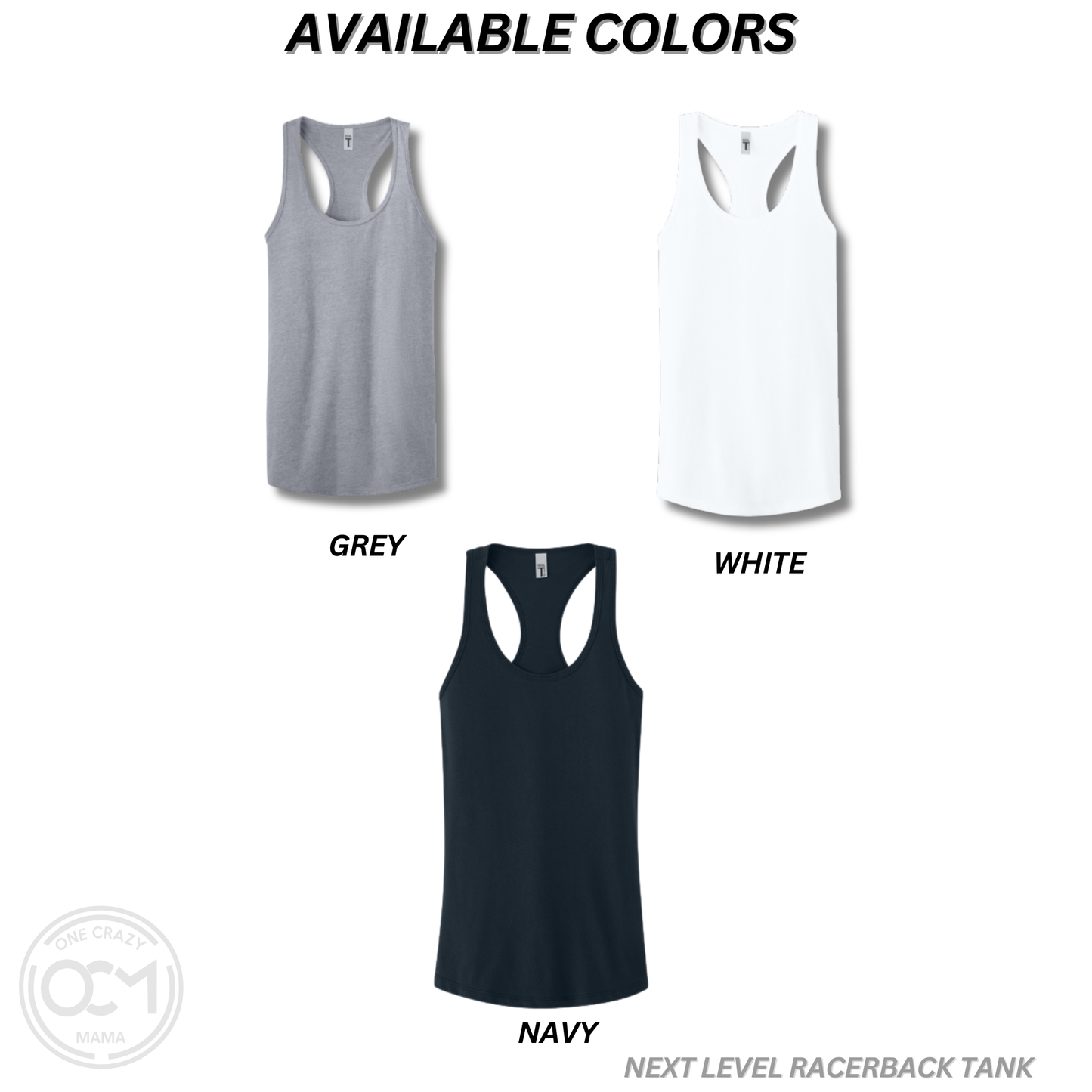 Ladies - Racerback Tank (Flight Baseball)
