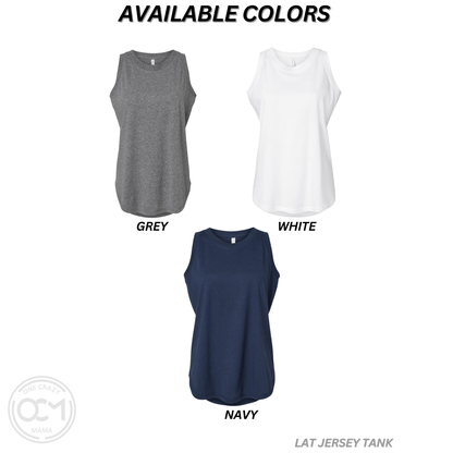 Ladies & Girls- Relaxed Jersey Tank (Flight Baseball)