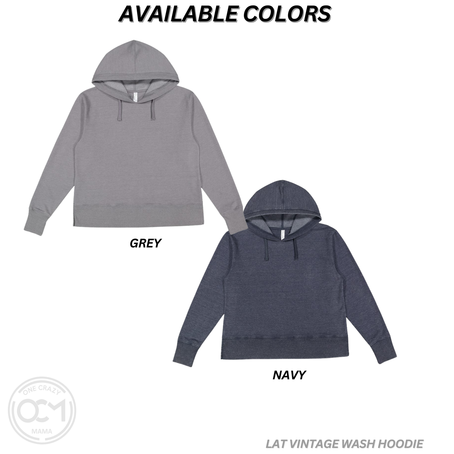 Ladies - Vintage Wash Hoodie (Flight Baseball)