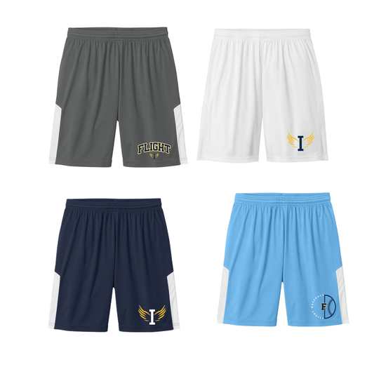 Adult - Polyester 7" Shorts (Flight Baseball)
